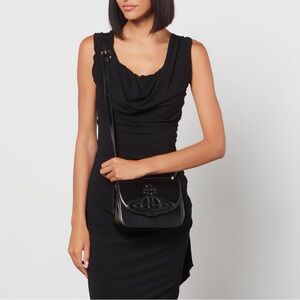 Vivienne Westwood Linda Leather Crossbody Bag